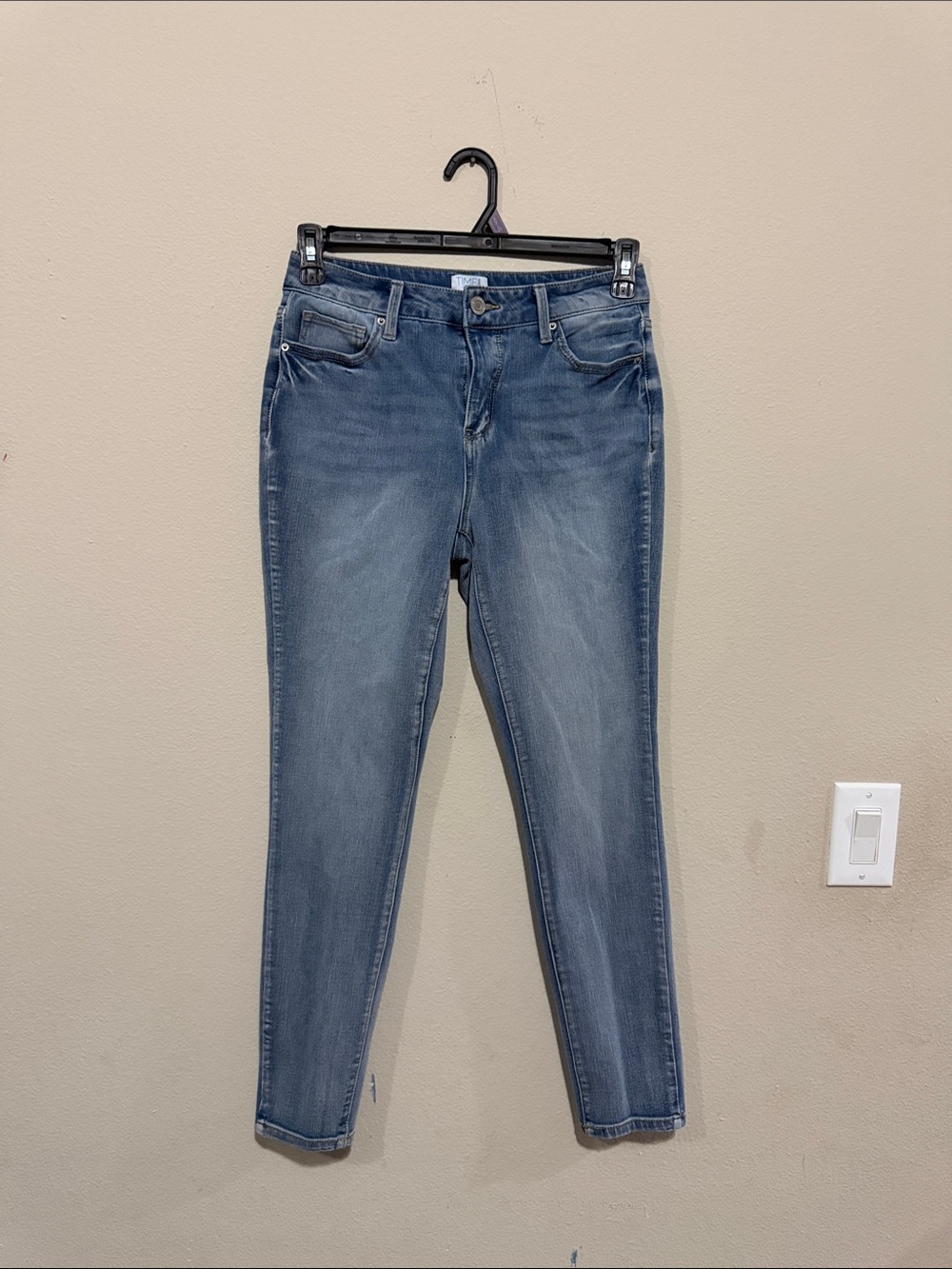 Time and Tru Light Wash Skinny Jeans